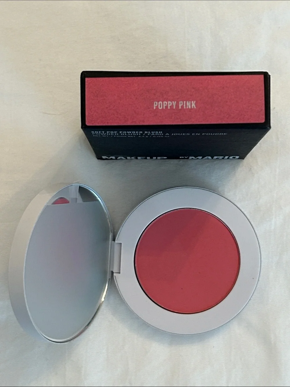 Makeup By Mario Powder Blush - poppy pink